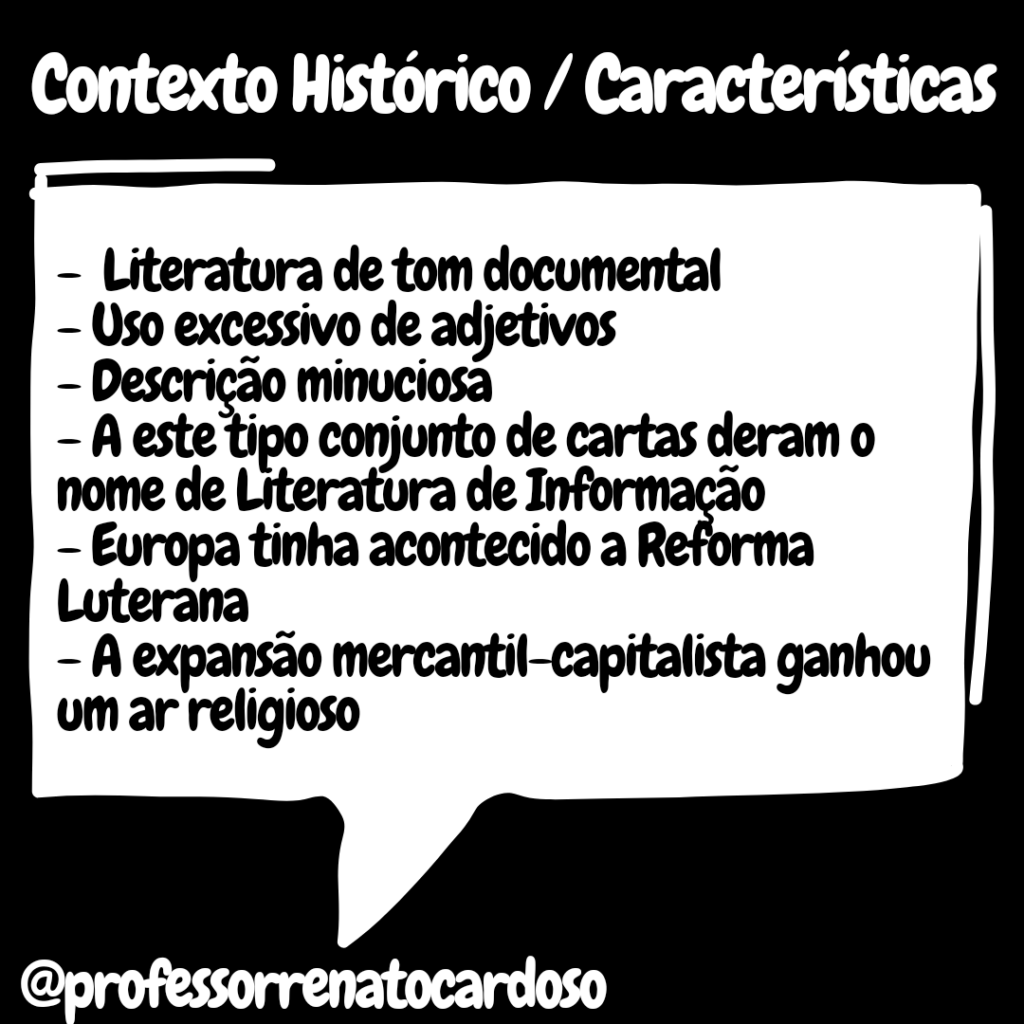 Dicas De Literatura – Cap.#03 – Quinhentismo – Características E ...