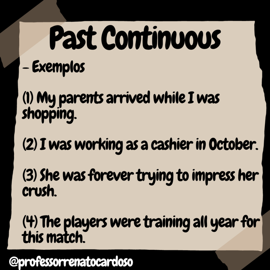 Inglês aula 03 - past to be and past continuous